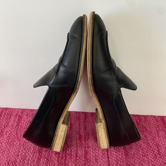 Everlane The Modern Loafer Pointed Toe Black Leather Size 8.5 - Picture 6 of 10